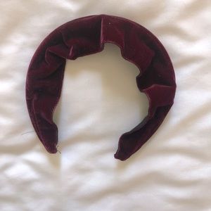 Jennifer Ouellette Burgundy headband